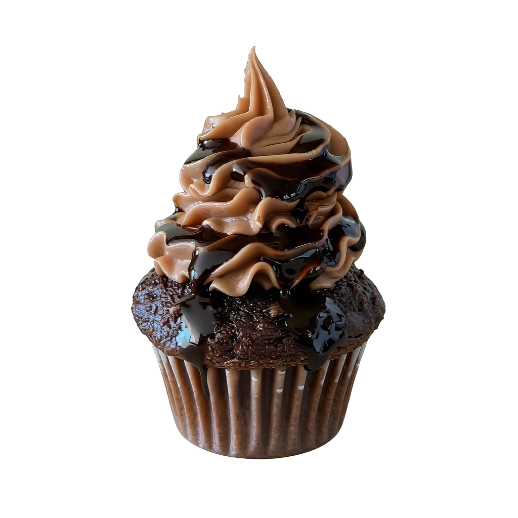 Chocolate Drizzle Cupcake