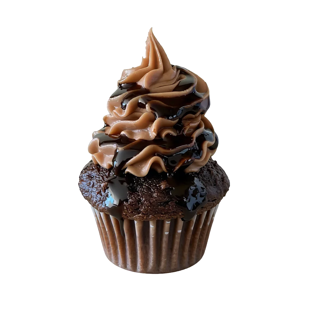 Chocolate Drizzle Cupcake