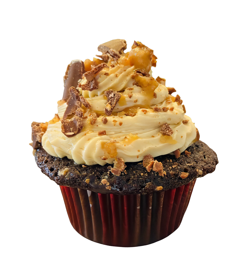 Chocolate Heath Cupcake