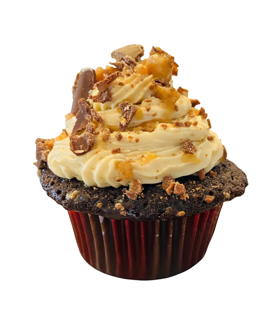 Chocolate Heath Cupcake