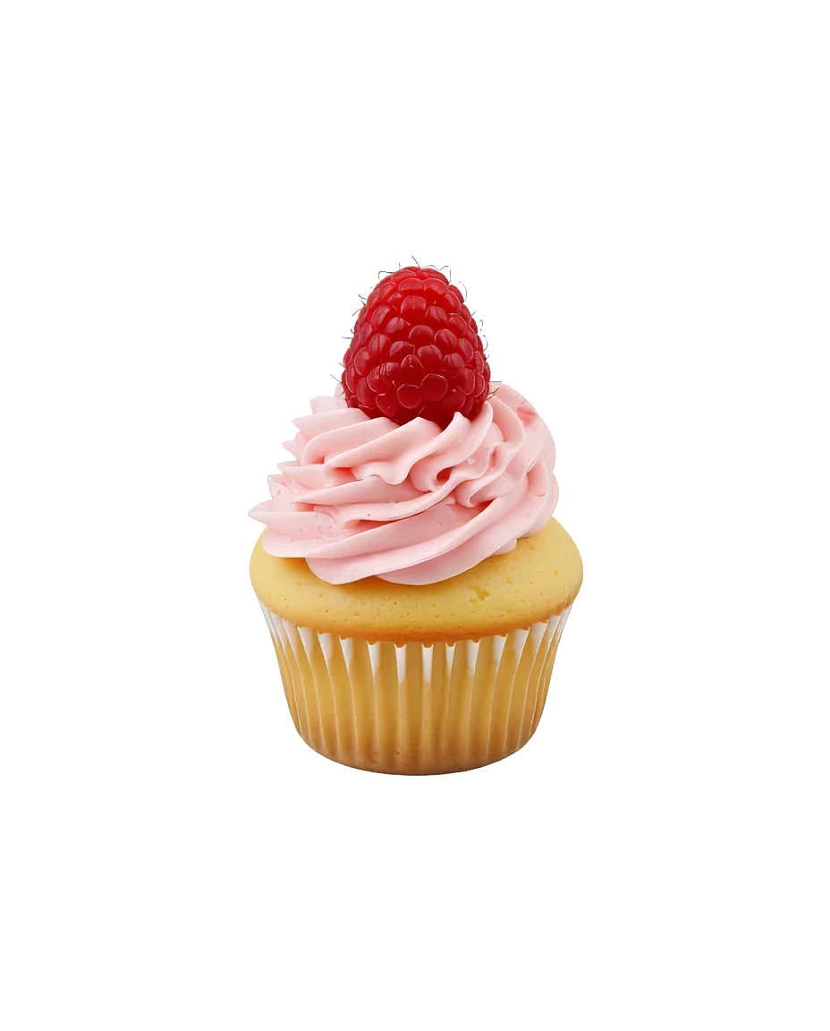 Lemon Raspberry Cupcake