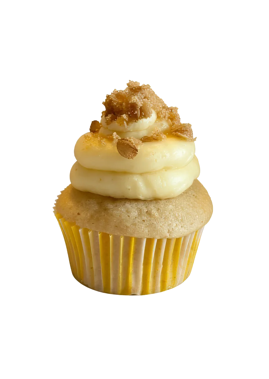Peach Cobbler Cupcake