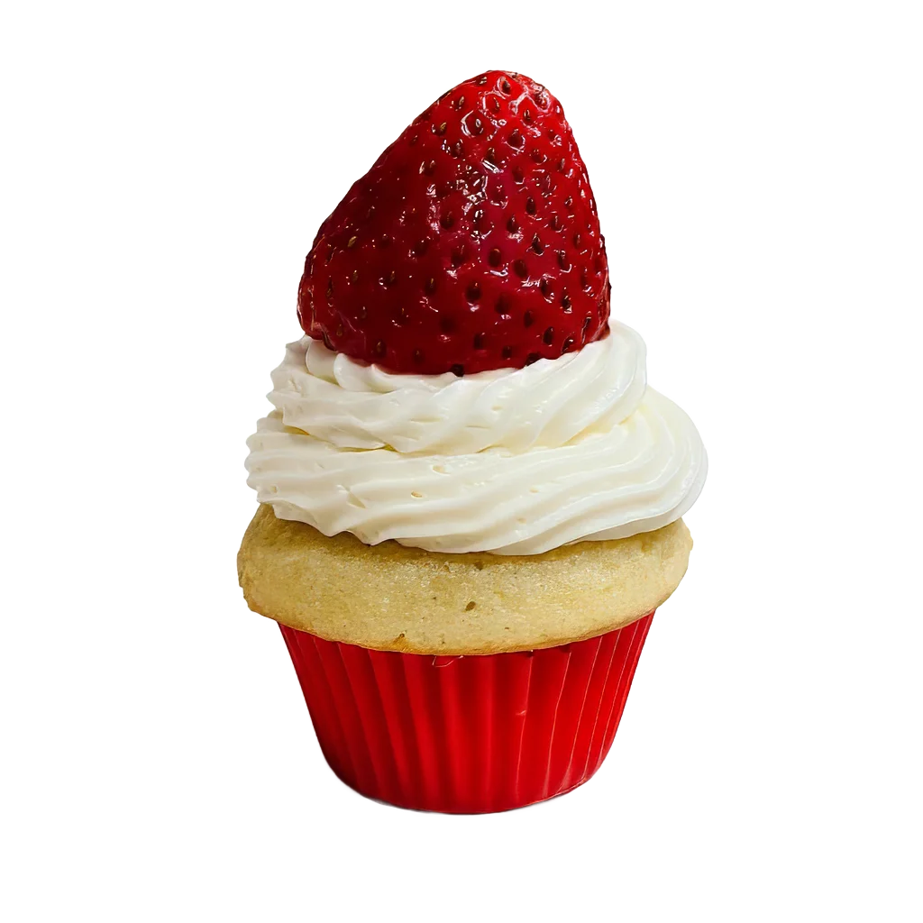 Handcrafted gourmet strawberry cupcake - Colorado Cupcakes & Coffee